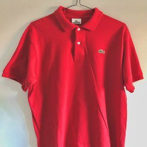 Red LaCoste Polo Shirt
